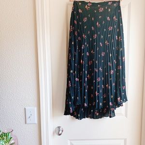 H&M Floral Midi Skirt